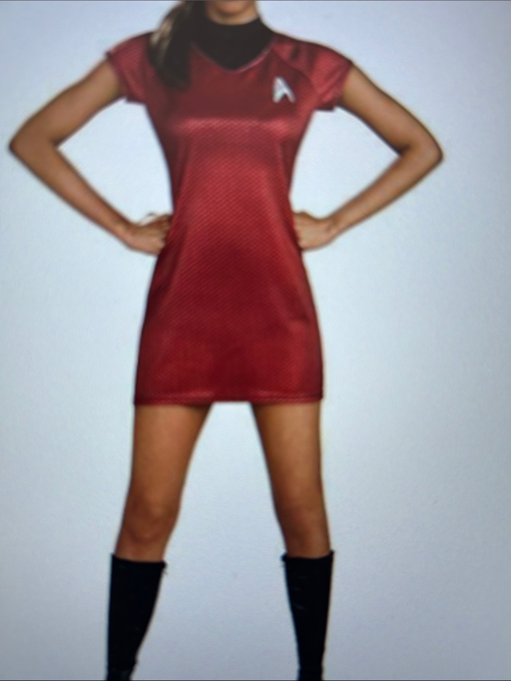 Rubie's Star Trek Uhura Halloween Costume Short-Sleeve Mini Dress Women’s XS